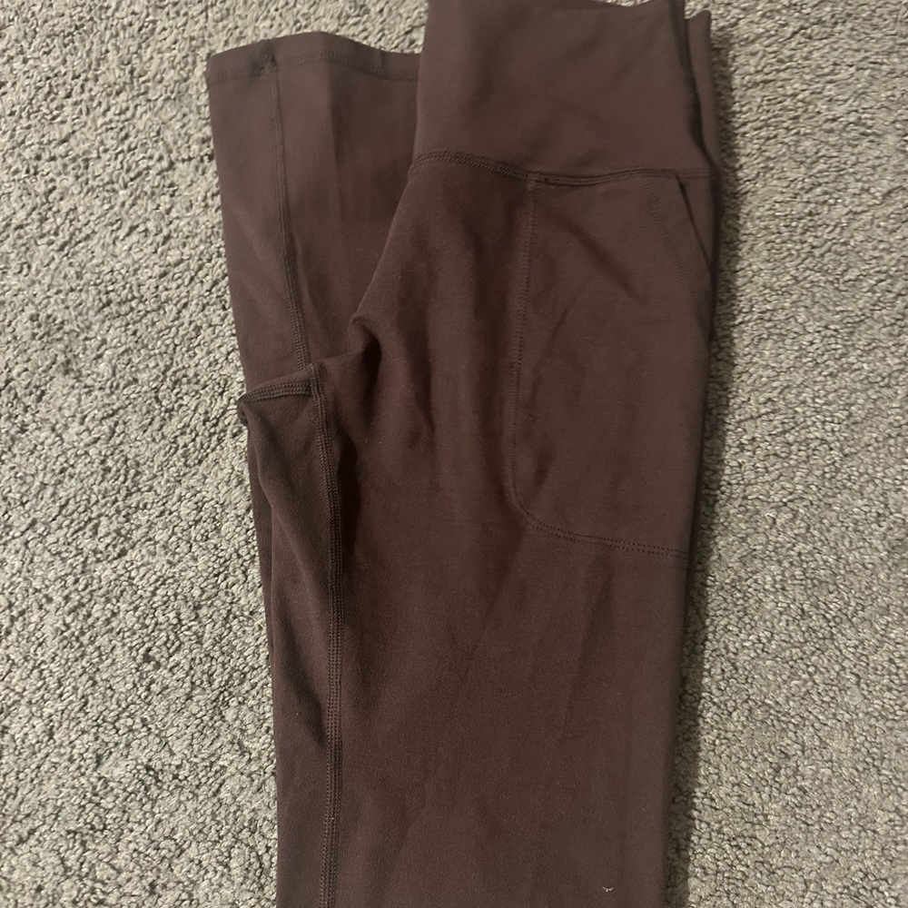 Aerie Brown Flare Leggings